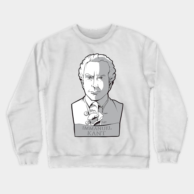 Immanuel Kant statue Crewneck Sweatshirt by Hmus